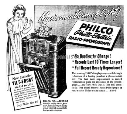 715P ; Philco Products Ltd. (ID = 1430642) Radio