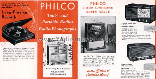 731 ; Philco Products Ltd. (ID = 1503461) Radio