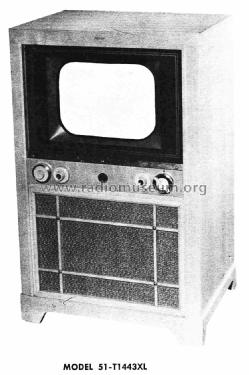 51-T1443XL; Philco, Philadelphia (ID = 2866055) Television