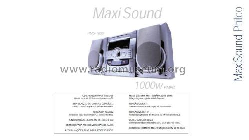 Maxisound PMS-1000; Philco Rádio e (ID = 2616634) Radio