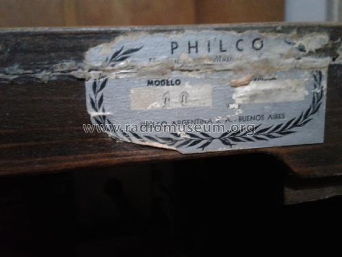 10 Ch= 10 Code 121; Philco Radio of (ID = 2394007) Radio