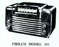 501RN; Philco Radio & (ID = 155716) Radio