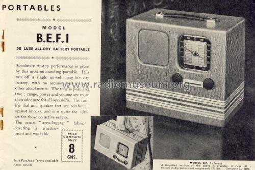 BEF-1; Philco Radio & (ID = 1252606) Radio