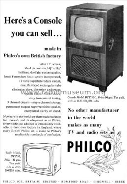BT 1753C; Philco Radio & (ID = 569914) Television