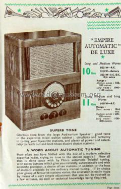 Empire Automatic de Luxe S521; Philco Radio & (ID = 2417120) Radio
