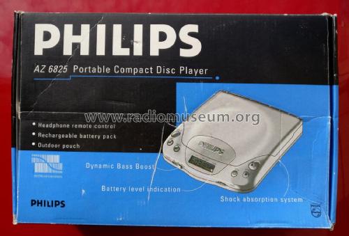 Portable CD Player AZ 6825; Philips Hong Kong (ID = 2498185) Sonido-V