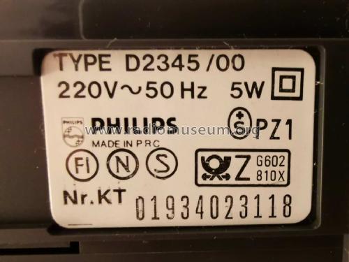 D2345; Philips 飞利浦; (ID = 2594020) Radio