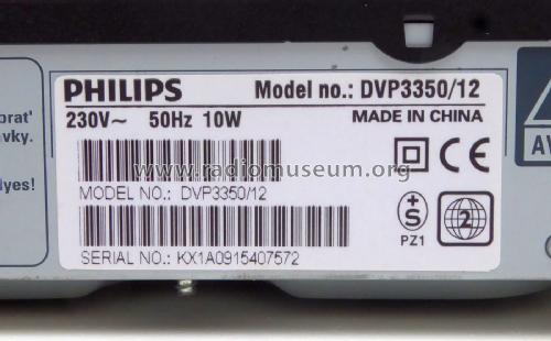 DVD-USB Player DVP3350/12; Philips 飞利浦; (ID = 2863116) R-Player