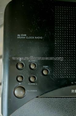 FM/MW Clock Radio AJ3240 /00; Philips 飞利浦; (ID = 2826948) Radio