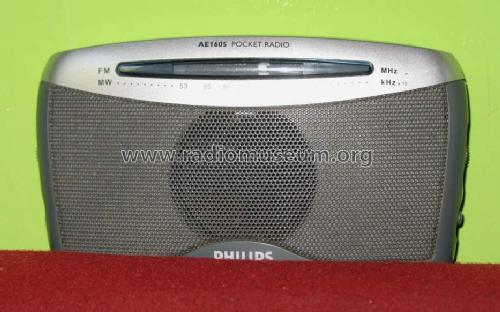Pocket radio AE1605/00; Philips 飞利浦; (ID = 1041101) Radio