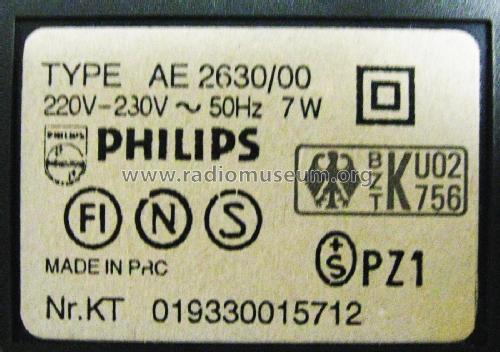 Portable Receiver AE2630 /00; Philips 飞利浦; (ID = 2057366) Radio