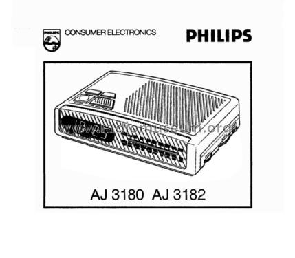 The Nightline AJ3180 /00; Philips 飞利浦; (ID = 3087250) Radio