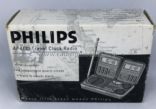 Travel Clock FM Radio AE 4130; Philips 飞利浦; (ID = 2907308) Radio