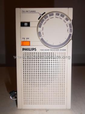 Two Band Receiver D-1000; Philips 飞利浦; (ID = 2358025) Radio