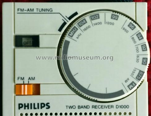 Two Band Receiver D-1000; Philips 飞利浦; (ID = 2554265) Radio
