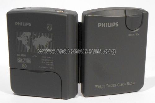 World Travel Clock Radio AE4200 /00 /20 /23; Philips 飞利浦; (ID = 2907266) Radio