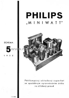 Schema 5; Philips akc. spol., (ID = 2981391) Kit