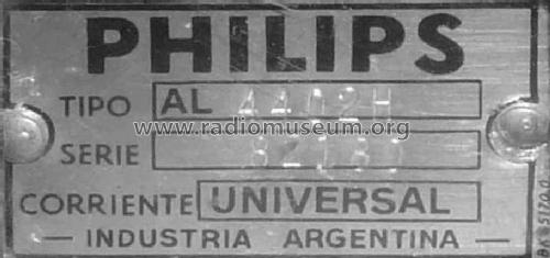AL4402-H; Philips Argentina, (ID = 824894) Radio