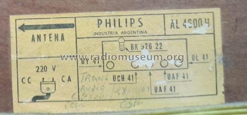 AL 4600 H; Philips Argentina, (ID = 2997925) Radio