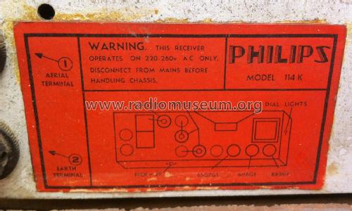 114K; Philips Australia (ID = 2152993) Radio