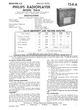 Philharmonic 154; Philips Australia (ID = 2772418) Radio