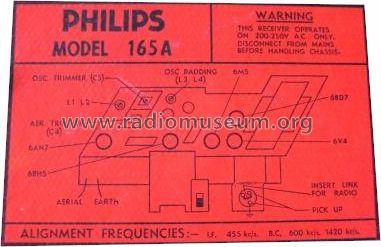 Quintet 165A; Philips Australia (ID = 666938) Radio