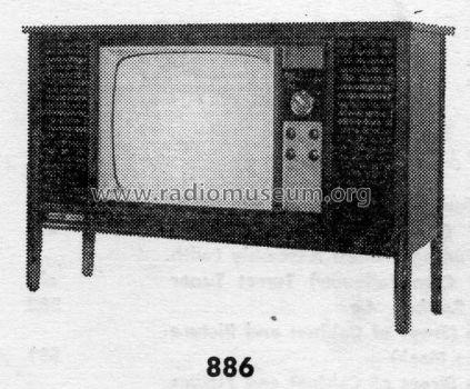 De-Luxe Wideboy T25 T886 Ch= 86; Philips Australia (ID = 1182555) Television