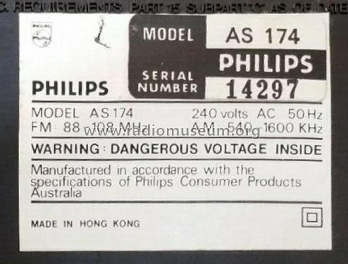 AS174; Philips Australia (ID = 2762319) Radio