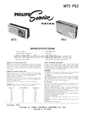 Metropolitan MT5; Philips Australia (ID = 2747761) Radio