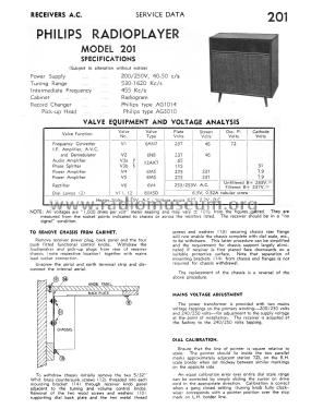 Tempo 201; Philips Australia (ID = 2751082) Radio