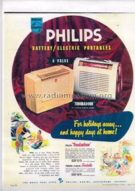 Troubadour 144; Philips Australia (ID = 2220736) Radio