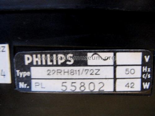 811 22RH811 /72Z; Philips Belgium (ID = 2127512) Radio