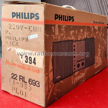 fm-am radio de luxe 22RL693; Philips Belgium (ID = 3116212) Radio