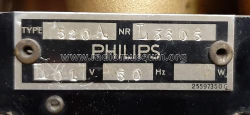 520A; Philips Belgium (ID = 2583265) Radio