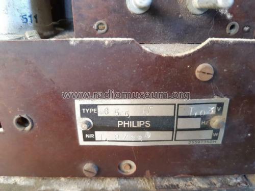 655U; Philips Belgium (ID = 2669864) Radio