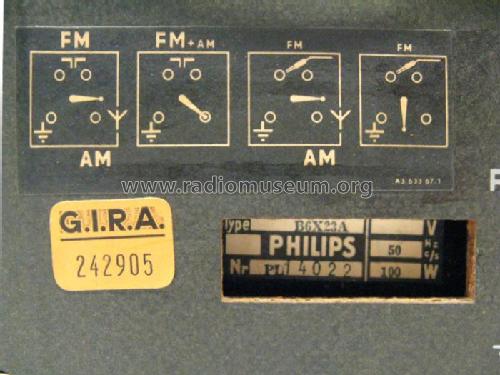 Bi-Ampli B6X23A; Philips Belgium (ID = 2433307) Radio