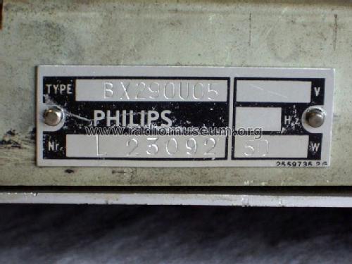 BX290U -05; Philips Belgium (ID = 2357976) Radio