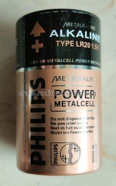 Metalkaline Power Metalcell LR20; Philips Belgium (ID = 2950132) Fuente-Al