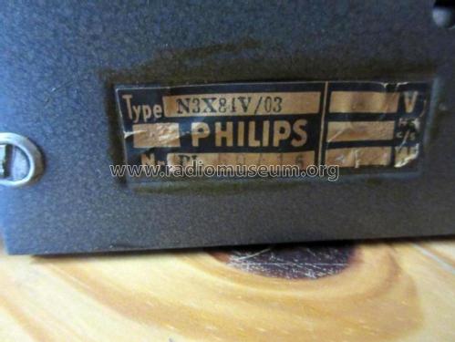 N3X84V /02 /03 /06 /12; Philips Belgium (ID = 2776916) Car Radio