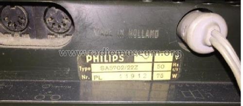 SA5702 /22Z; Philips Belgium (ID = 2019050) Radio