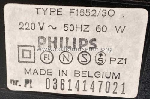 Stereo Midi System F1652 /30 /32 /35; Philips Belgium (ID = 2589013) Radio