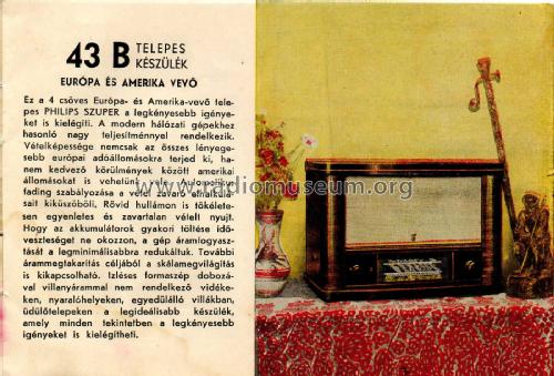 43B; Philips Hungary, (ID = 2227754) Radio