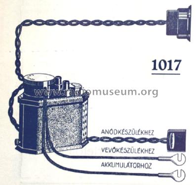 Kis töltőkészülék 1017; Philips Hungary, (ID = 1604982) A-courant