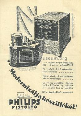 Kis töltőkészülék 1017; Philips Hungary, (ID = 1860363) A-courant