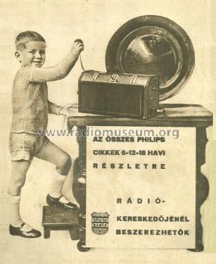 Modernvevö 2524; Philips Hungary, (ID = 1860453) Radio