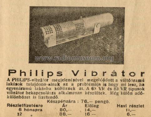 Vibrátor ; Philips Hungary, (ID = 2223350) Strom-V