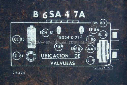 B6SA47A; Philips Chilena S.A. (ID = 1291901) Radio