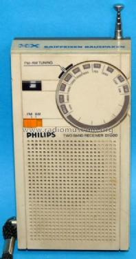 Two Band Receiver D-1000; Philips 飞利浦; (ID = 695449) Radio