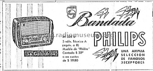 La Golondrina BK328U; Philips del Uruguay (ID = 2802601) Radio