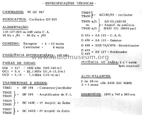 06RF685; Philips do Brasil S. (ID = 1503215) Radio